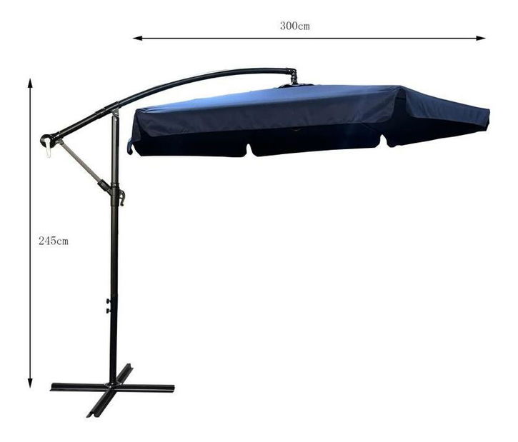 Zahradní slunečník Chambers (modrá)