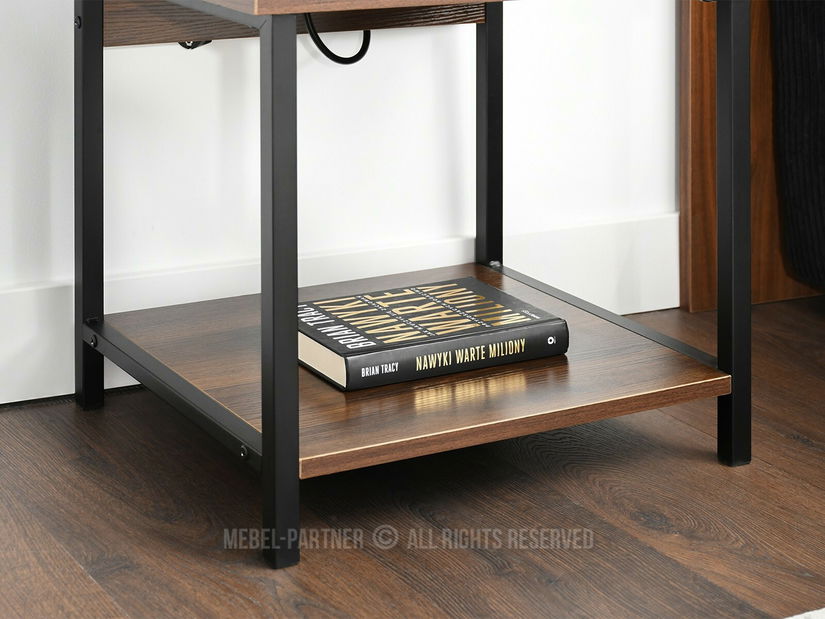 Noční stolek Entrevista (černá)