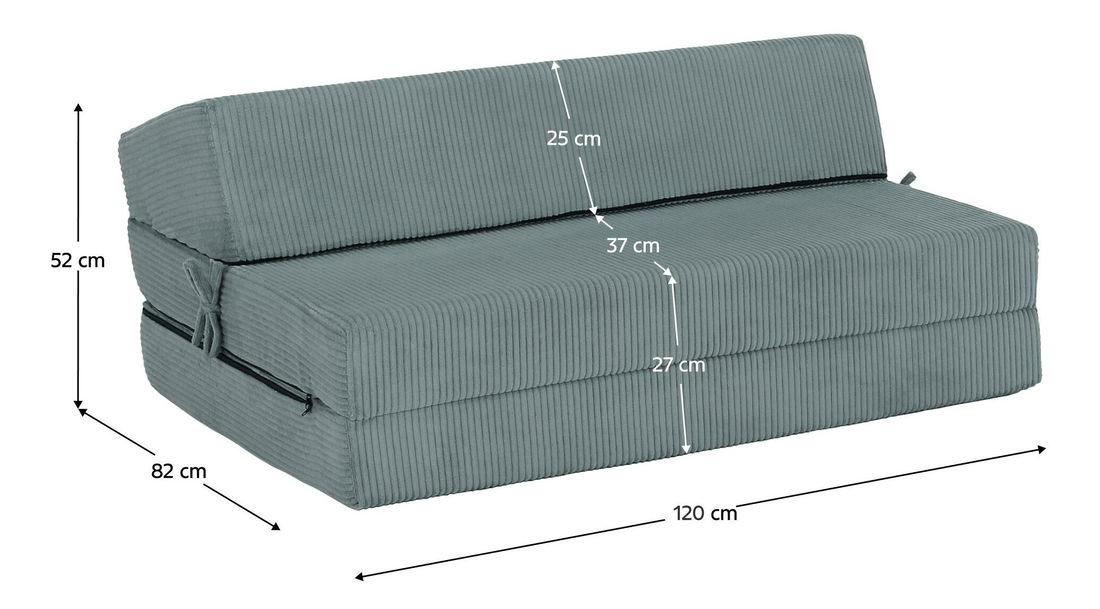 Rozkládací křeslo Viajado (mentol)