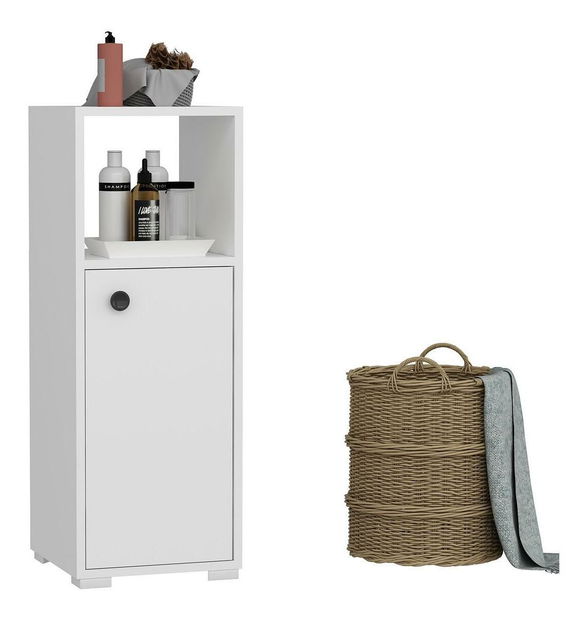 Koupelnová skříňka Satadu 1 (bílá)