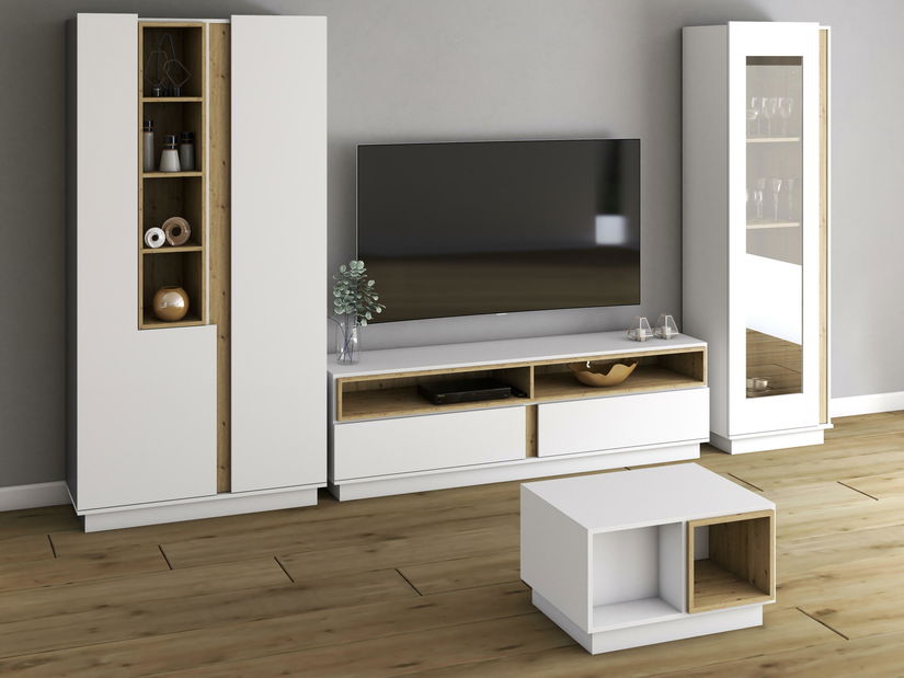 Obývací pokoj Gabrielle 2 (dub artisan + bílá)