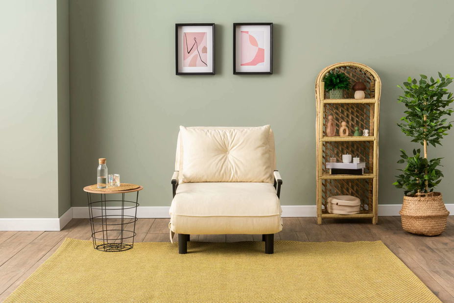 Křeslo Sentimento (krémová)