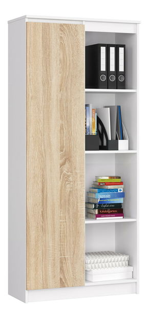 Regál Rehana II (bílá + dub sonoma)