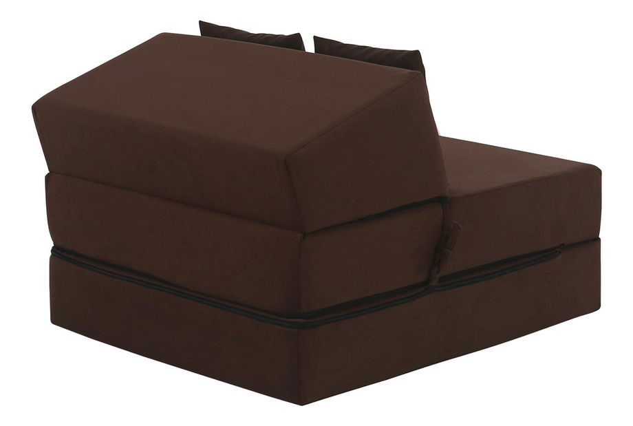 Rozkládací křeslo Plantearan (tmavě hnědá)