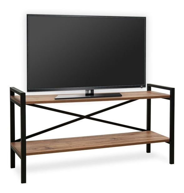  TV stolek Nevipe 4 (borovice atlantická + černá)