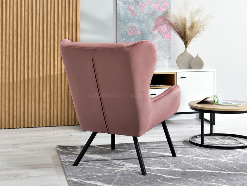 Designové křeslo Norweien (zlatá)