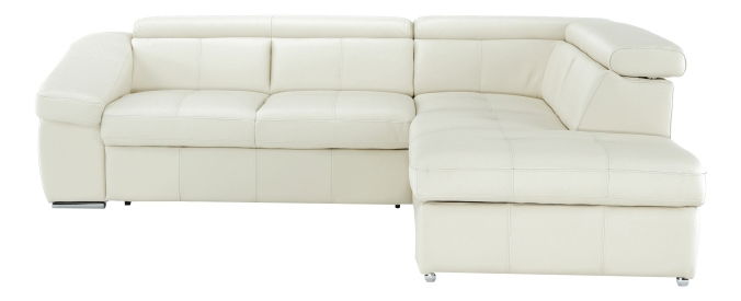 Kožená rohová sedací souprava Valmys (P)