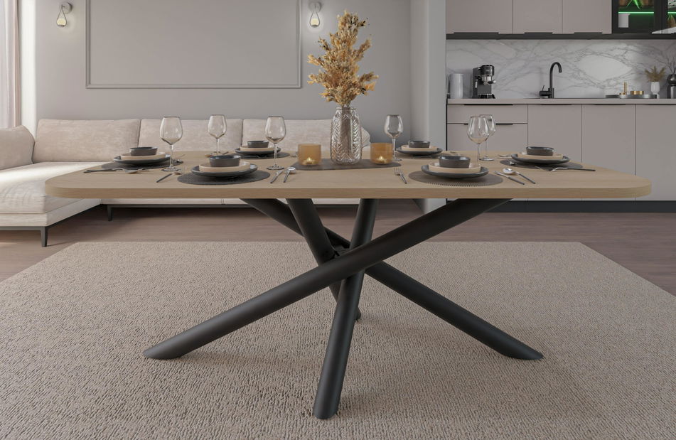 Jídelní stůl Ossla (dub lindberg)