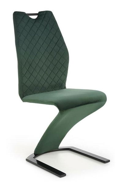 Jídelní židle Klamgan (tmavě zelená)
