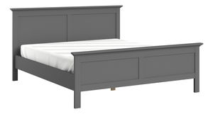 Manželská postel 180 cm Phung (šedá)