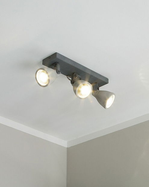 Závěsná lampa Mareno III (světle šedá)