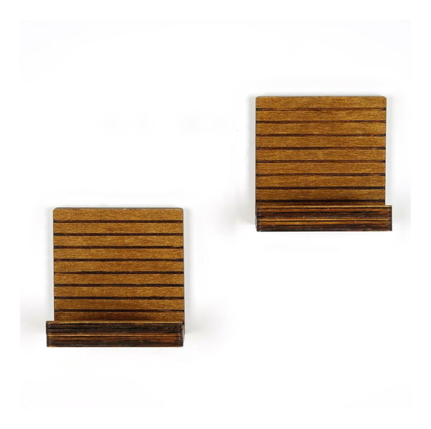 Set 2ks. polic Baboma 28 (ořech)