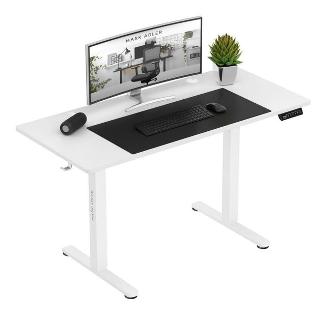 Elektricky nastavitelný PC stolek Legend 7.0 (bílá)