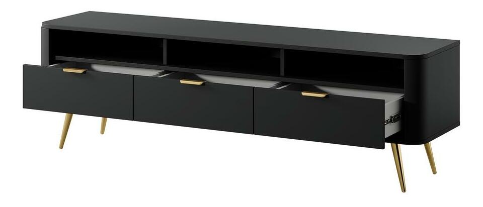 TV skříňka/stolek Ovenia O1 (černá)