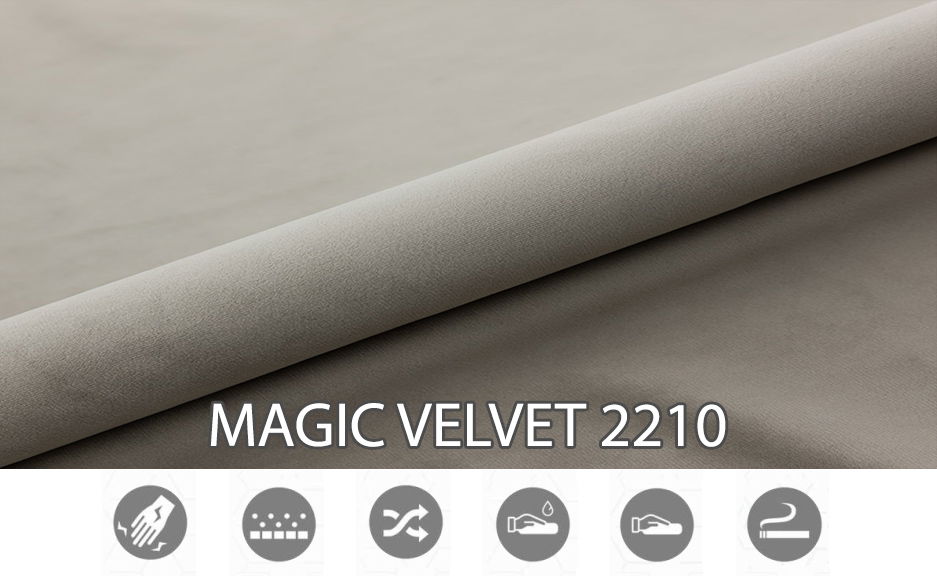 Jednolůžková boxspring postel 120 cm Foxtrot (světlobéžová) (s matrací a úl. prostorem)