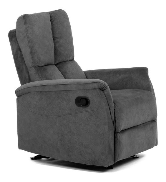 Polohovací křeslo Trajeron (šedá)