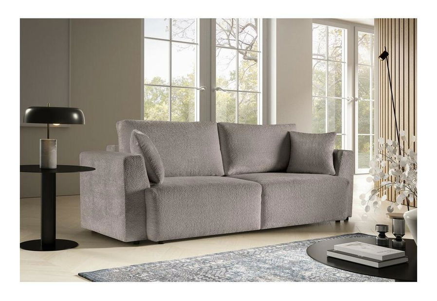 Pohovka trojsedačka Frasco (béžová + černá)