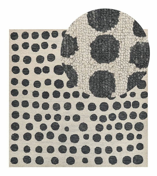 Koberec 200 x 200 cm Havrie (béžová)