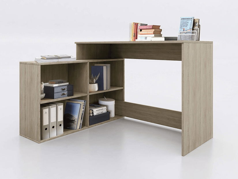 Rohový Pc stolek Kinsley (dub sonoma)