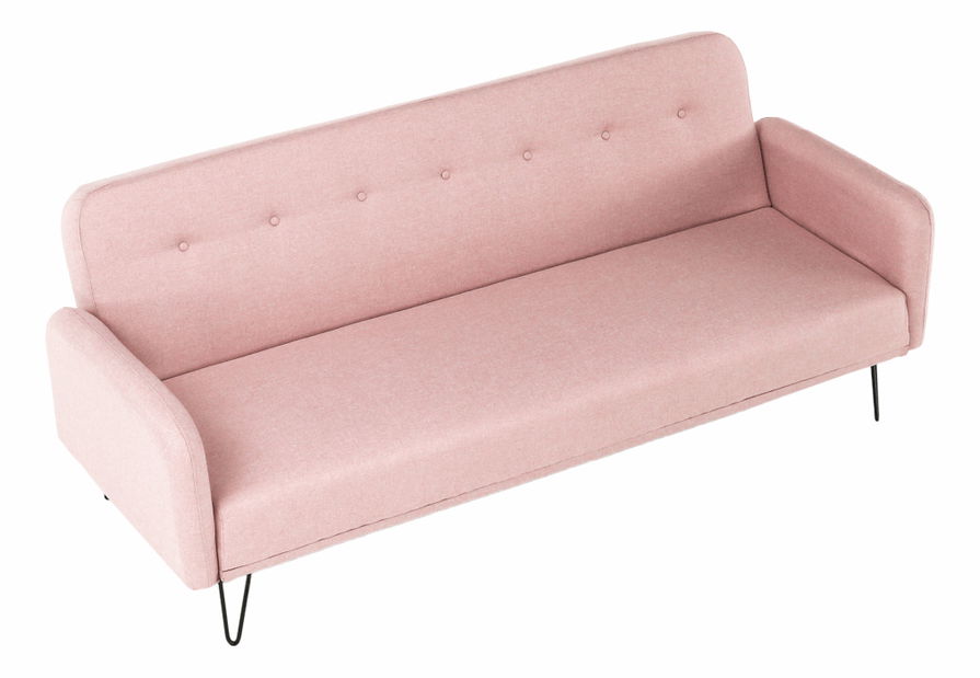 Rozkládací pohovka Pulsiana (růžová)