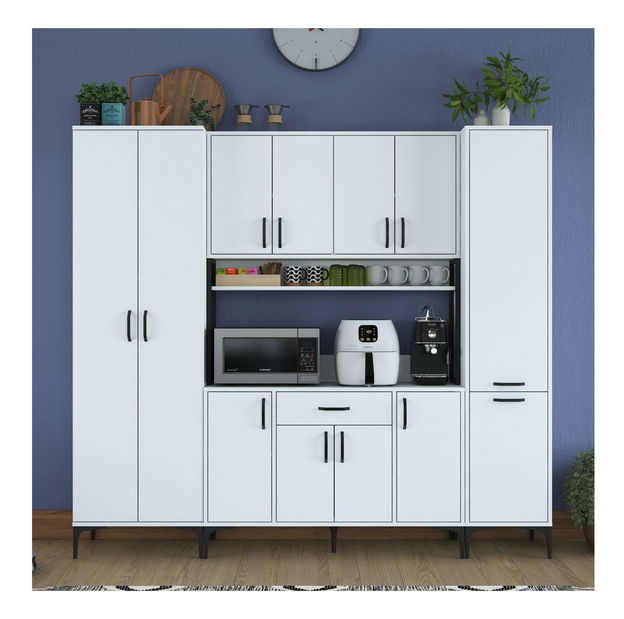 Set kuchyňských skříněk Bisaka 4 (bílá)