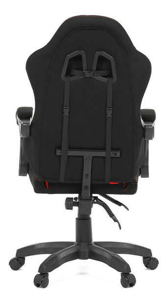 Herní křeslo Kvantirasa (černá + červená)