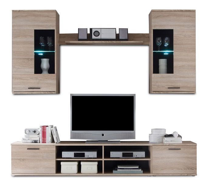 Obývací stěna Fence 2 (s osvětlením) *výprodej