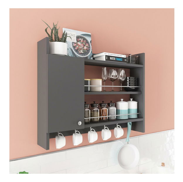 Polička Knorr (antracit)