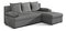 Rohová sedací souprava Genna (světle šedá) (P)