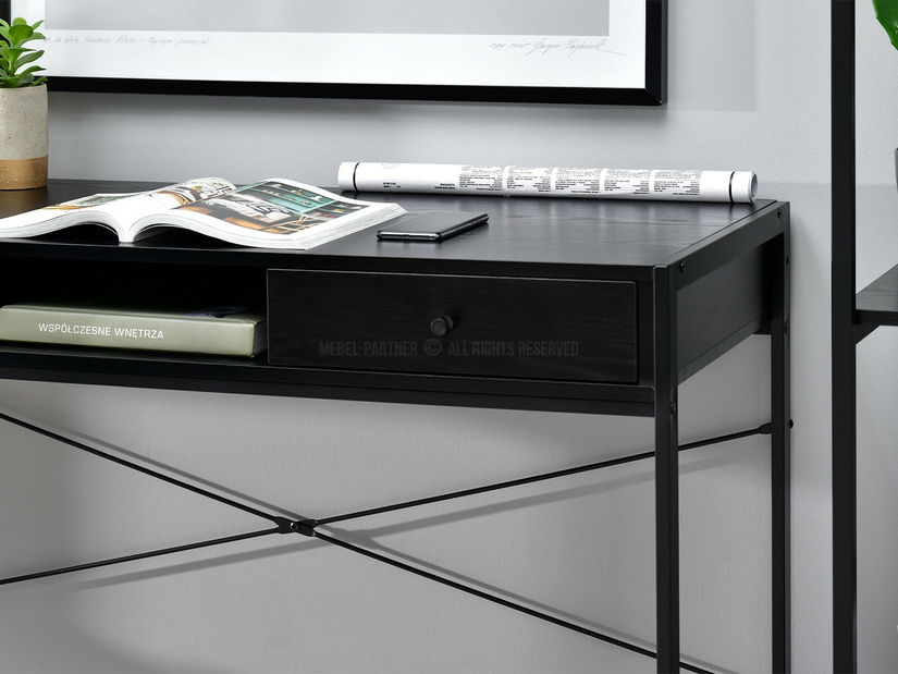 PC stolek Nills (černá)