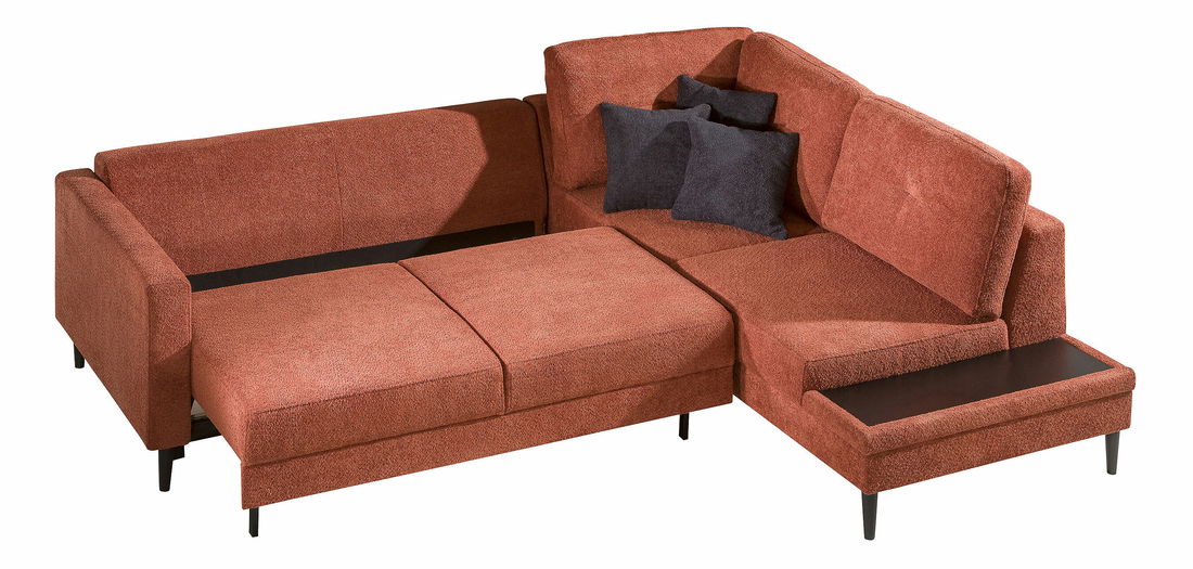 Rohová sedačka Cody (oranžová) (P)