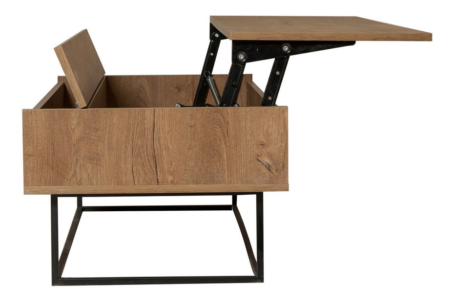 Konferenční stolek Extra (ořech + černá)