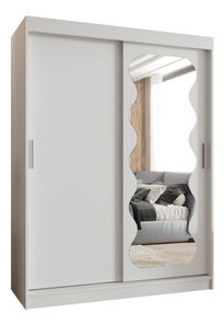 Šatní skříň 150 cm Spock (bílá)