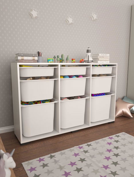 Organizér na hračky Dremonka 1 (bílá)