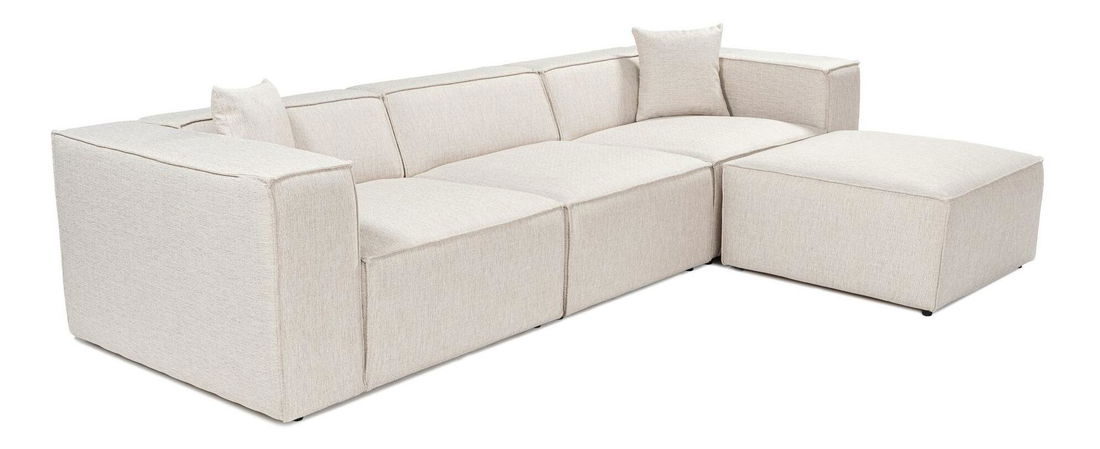 Rohová sedačka Lorella (světlohnědá)