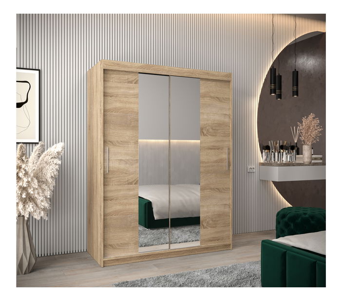 Šatní skříň 150 cm Toki 1 (Dub sonoma + Dub sonoma)