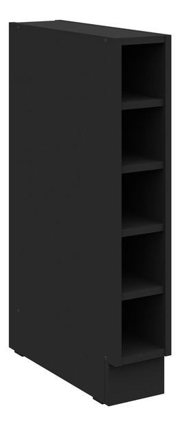 Dolní kuchyňský regál Sienla 15 D OTW BB (černá matná)