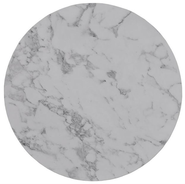 Set 2 ks. Konverenčních stolků Palea (mramor + stříbrná)