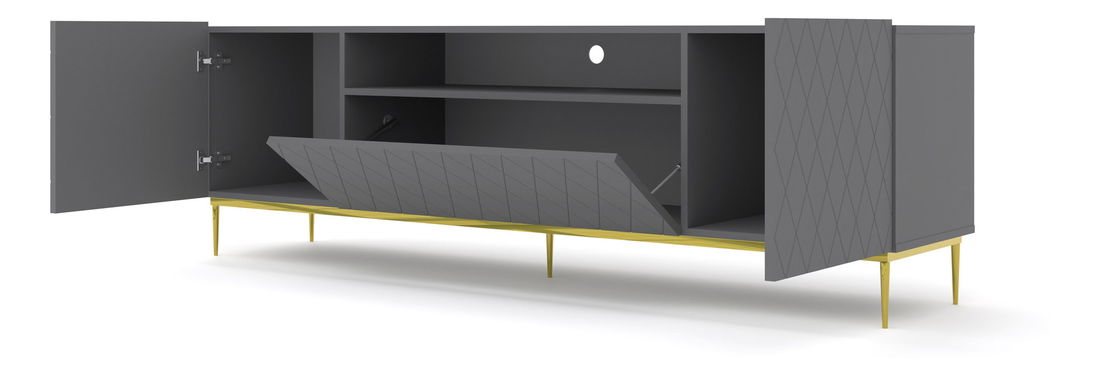 TV stolek/skříňka Dintanna 193 (grafit)