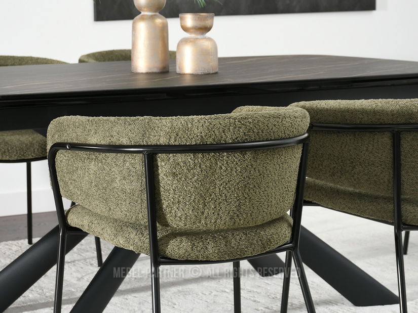 Židle Sorento (zelená + černá)