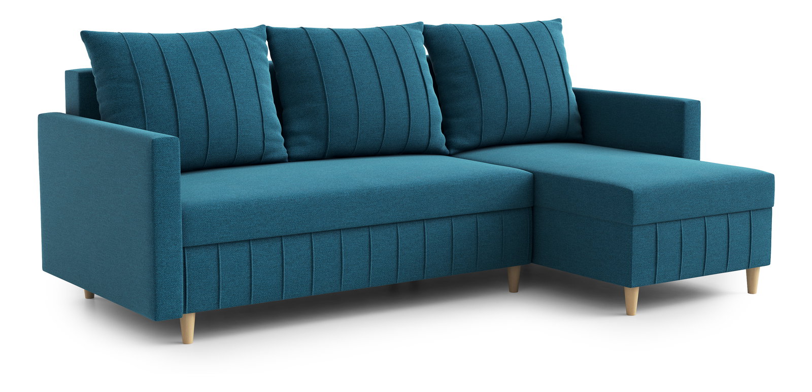 Rohová sedací souprava Filippo (P) (tyrkysová)