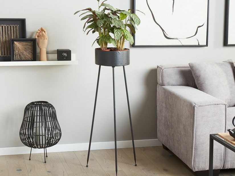 Stojan na květináč Lels (černá)