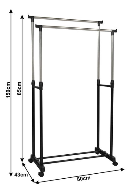 Věšák na kolečkách Guko