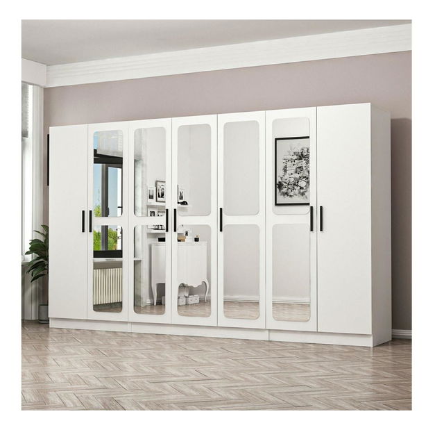 Šatní skříň Kalia 3822 (bílá)