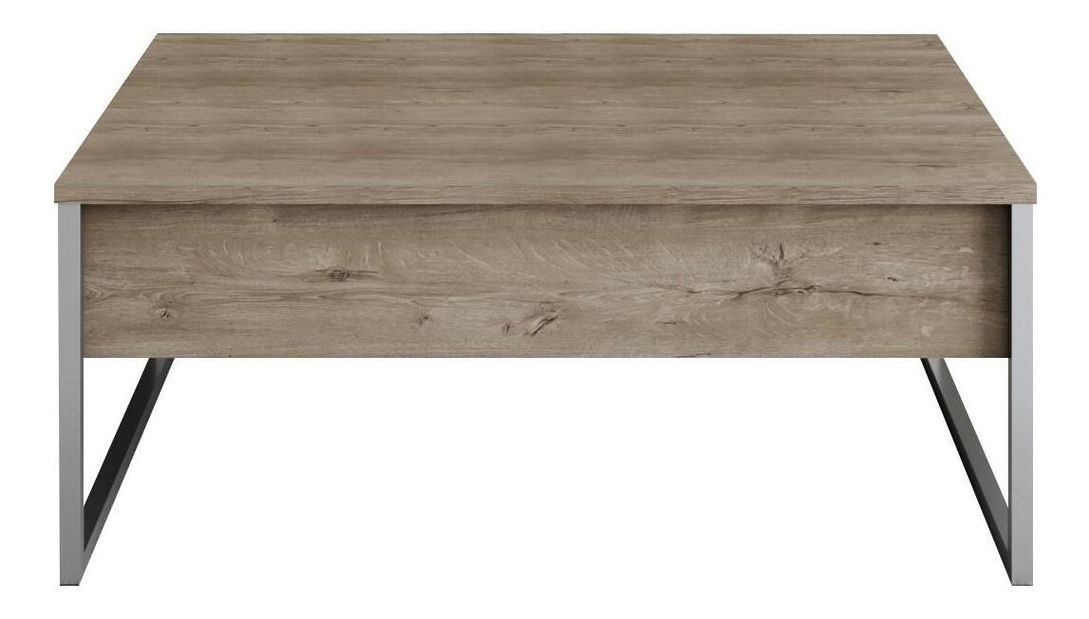 Konferenční stolek Luna 1 (ořech + stříbrná)