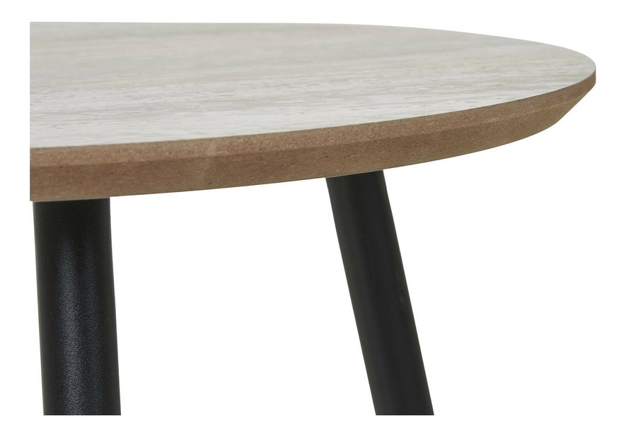 Konferenční stolek Alast 1 (černá + béžová)