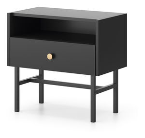 Noční stolík Desanta (černá)