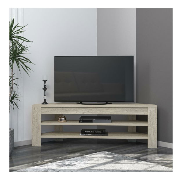 TV stolek/skříňka Cornette (travertin)