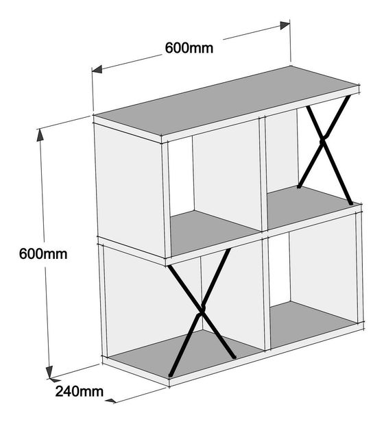 Police Likime 2 (ořech + černá)