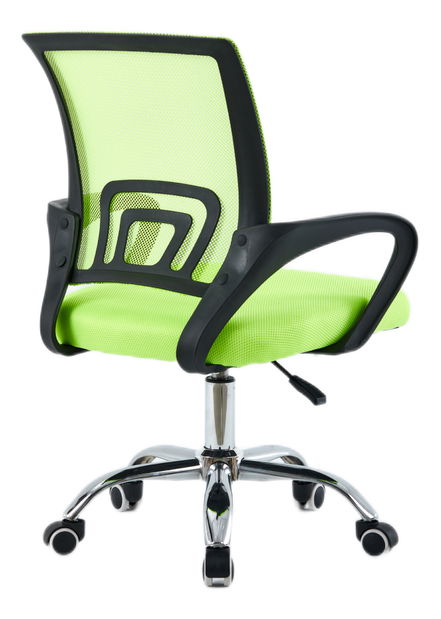 Kancelářské křeslo Declan (zelená + černá)
